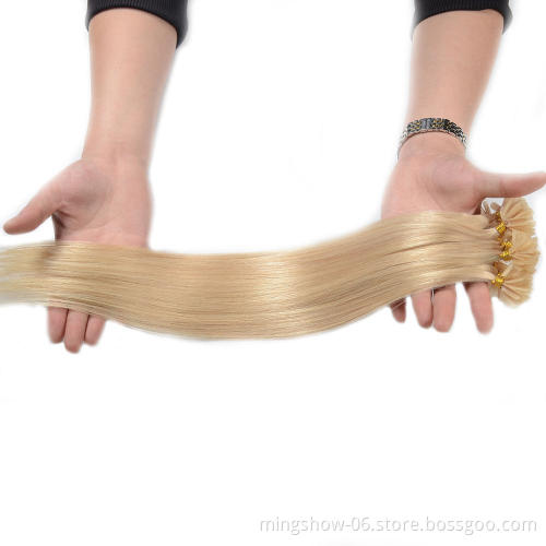Cheap colored u tip hair extensions human hair